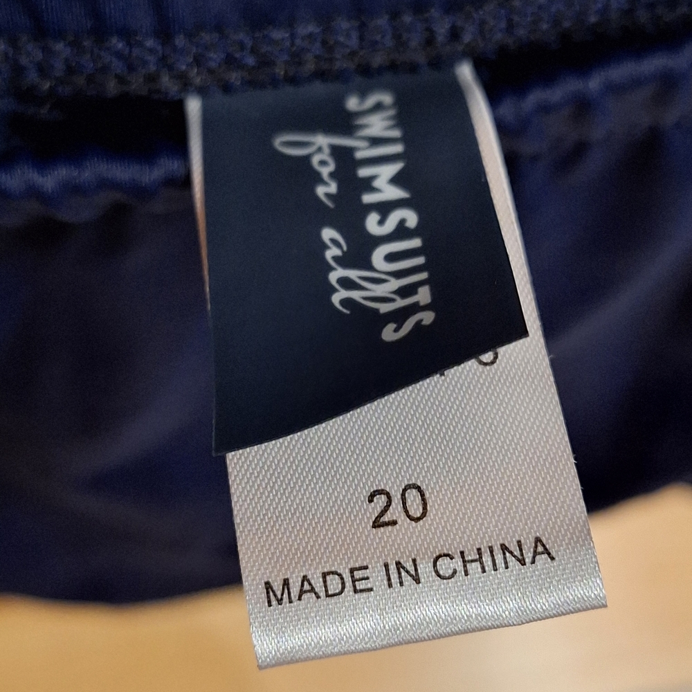 Swimsuits For All Navy Swim Skirt Nwot - Picture 3 of 3